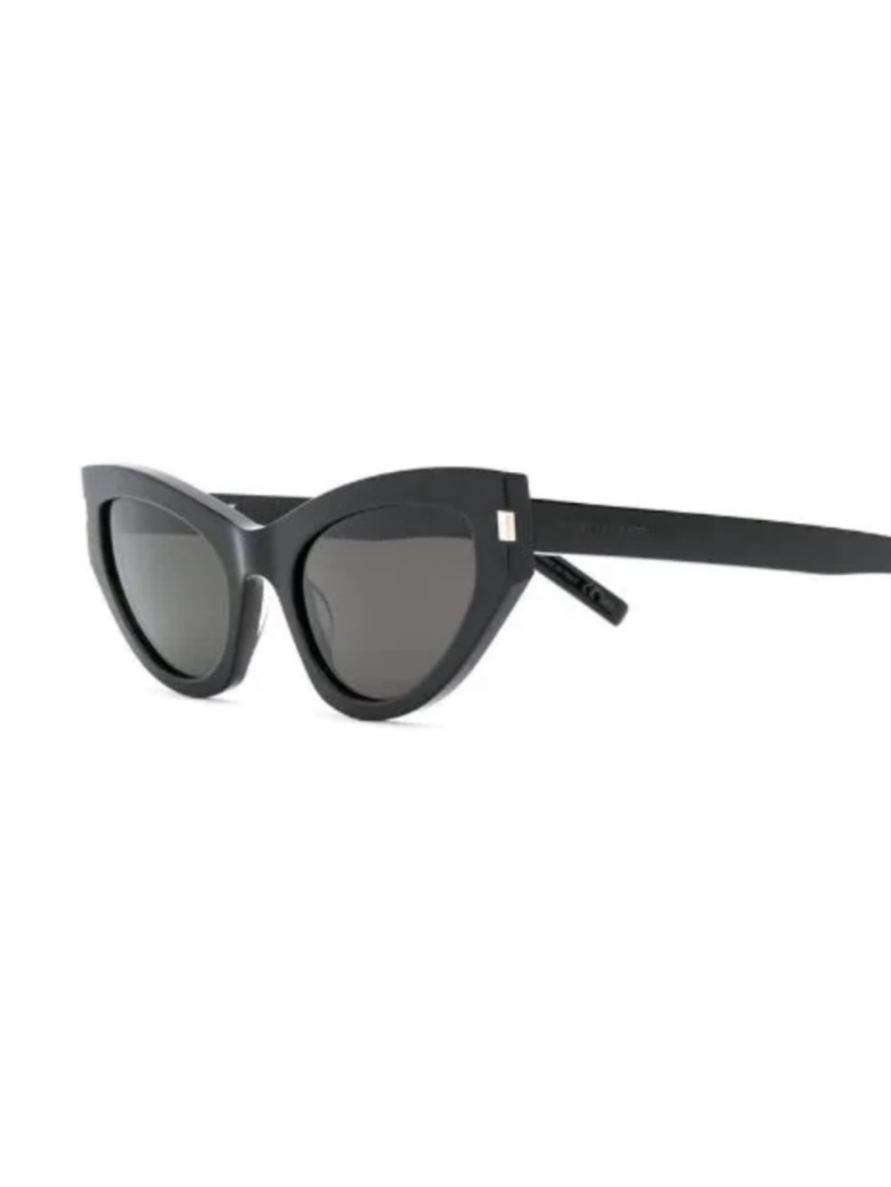 Saint Laurent Black Cat-Eye Sunglasses with Dark Lenses SL 215 GRACE - Picture 3 of 8